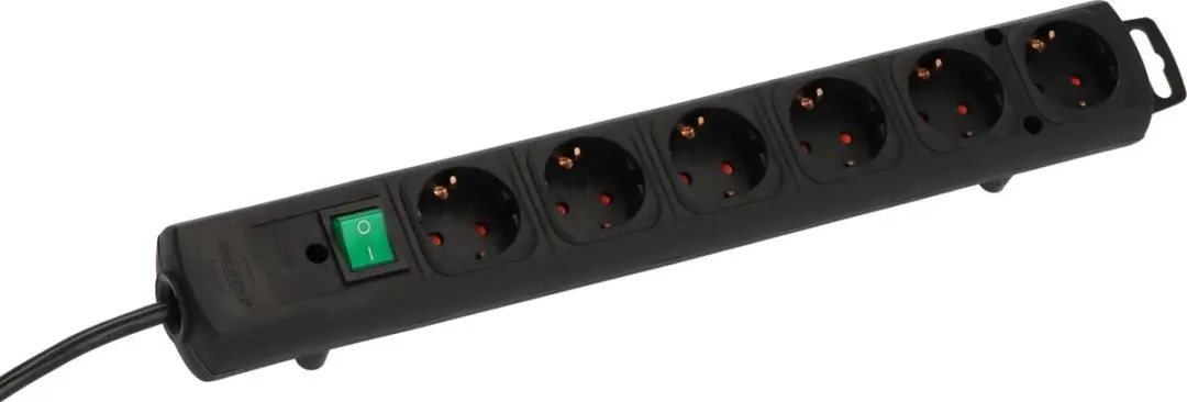 Brennenstuhl Comfort-Line Plus Stekkerdoos 6-voudig - 3500W - 2m