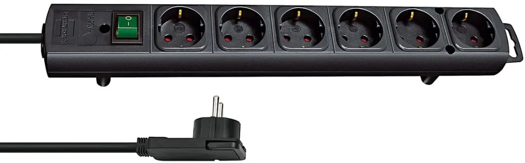 Brennenstuhl Comfort-Line Plus Stekkerdoos 6-voudig