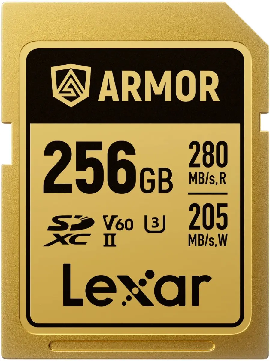Lexar SDXC Pro Gold Series ARMOR UHS-II 256GB