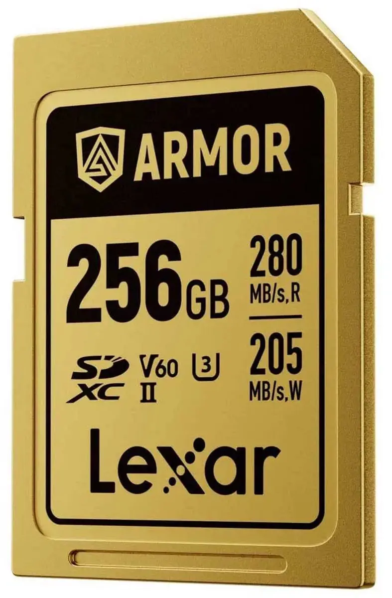 Lexar SDXC Pro Gold Series ARMOR UHS-II 256GB - V60