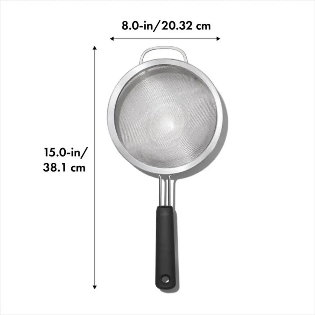 OXO Good Grips Keukenzeef 20cm - Zwart