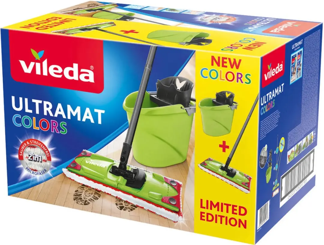 Vileda Ultramat 2in1 Colors Groene - 1 Stuk