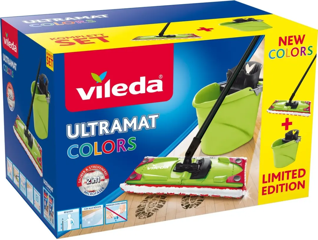 Vileda Ultramat 2in1 Colors Groene - 1 Stuk