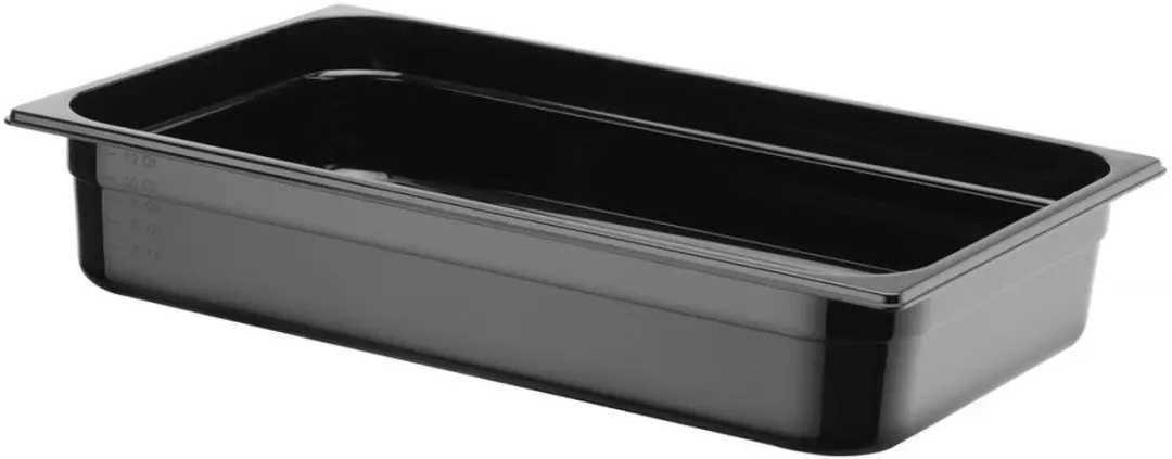 HENDI GN Container 14L - Polycarbonaat - Zwart