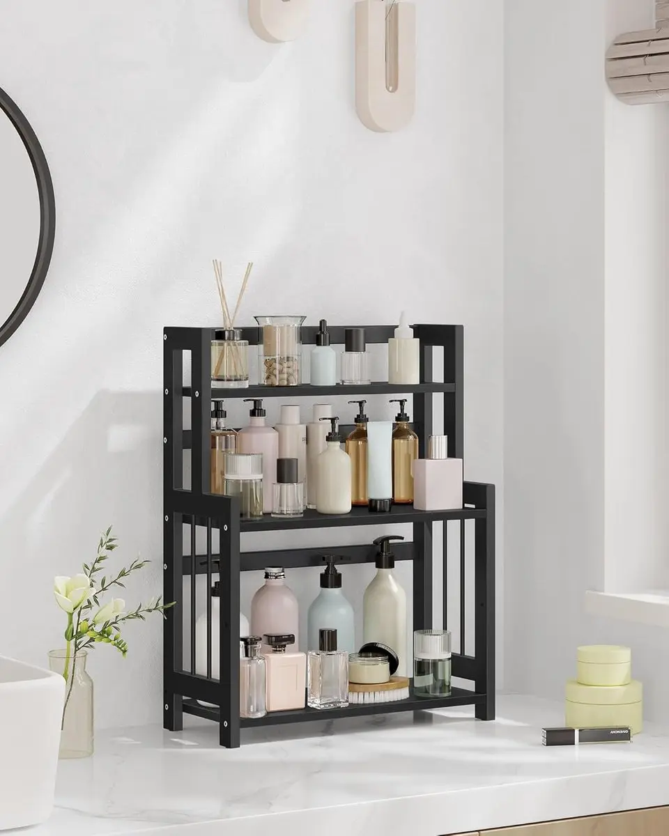 Songmics Kruidenrek 3-niveaus - Zwart