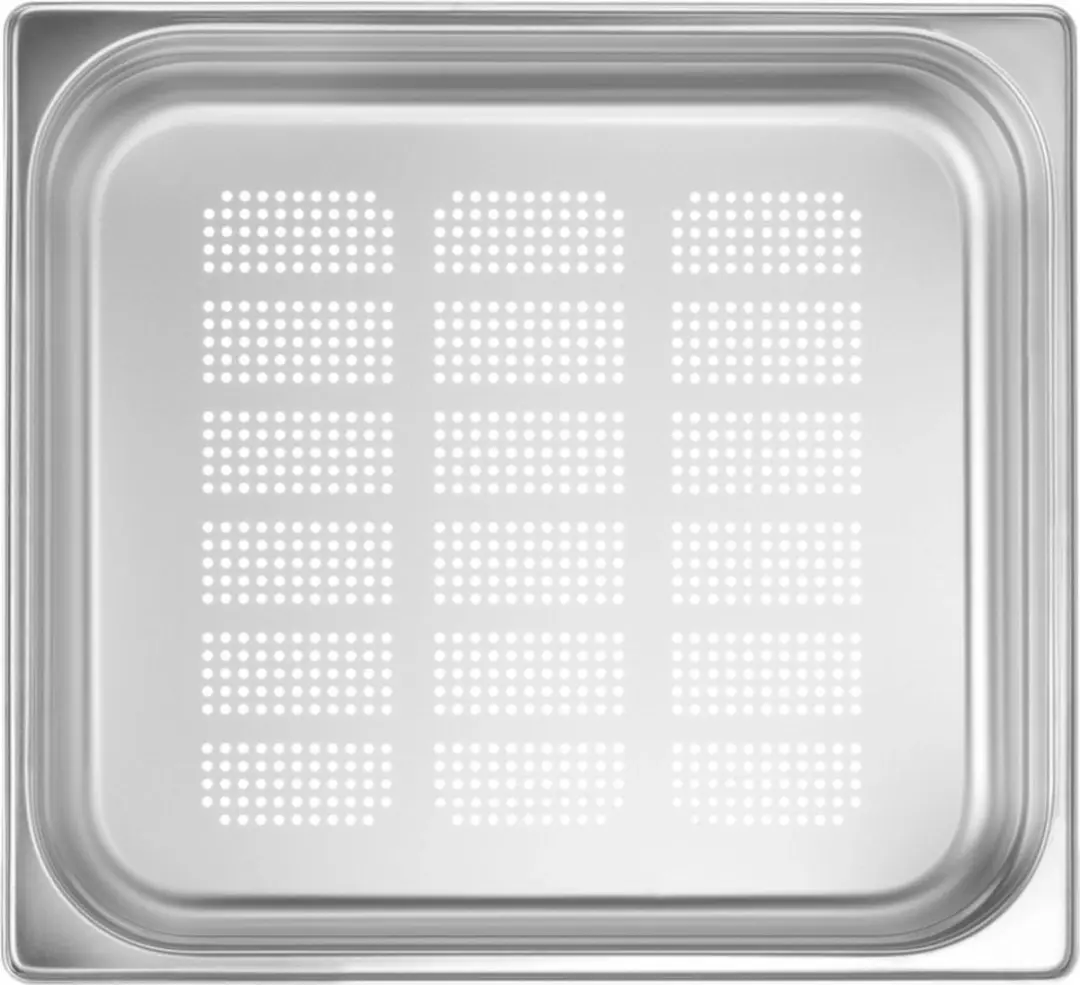 HENDI Gastronormbak Geperforeerd 3L - 40mm - Roestvrij staal