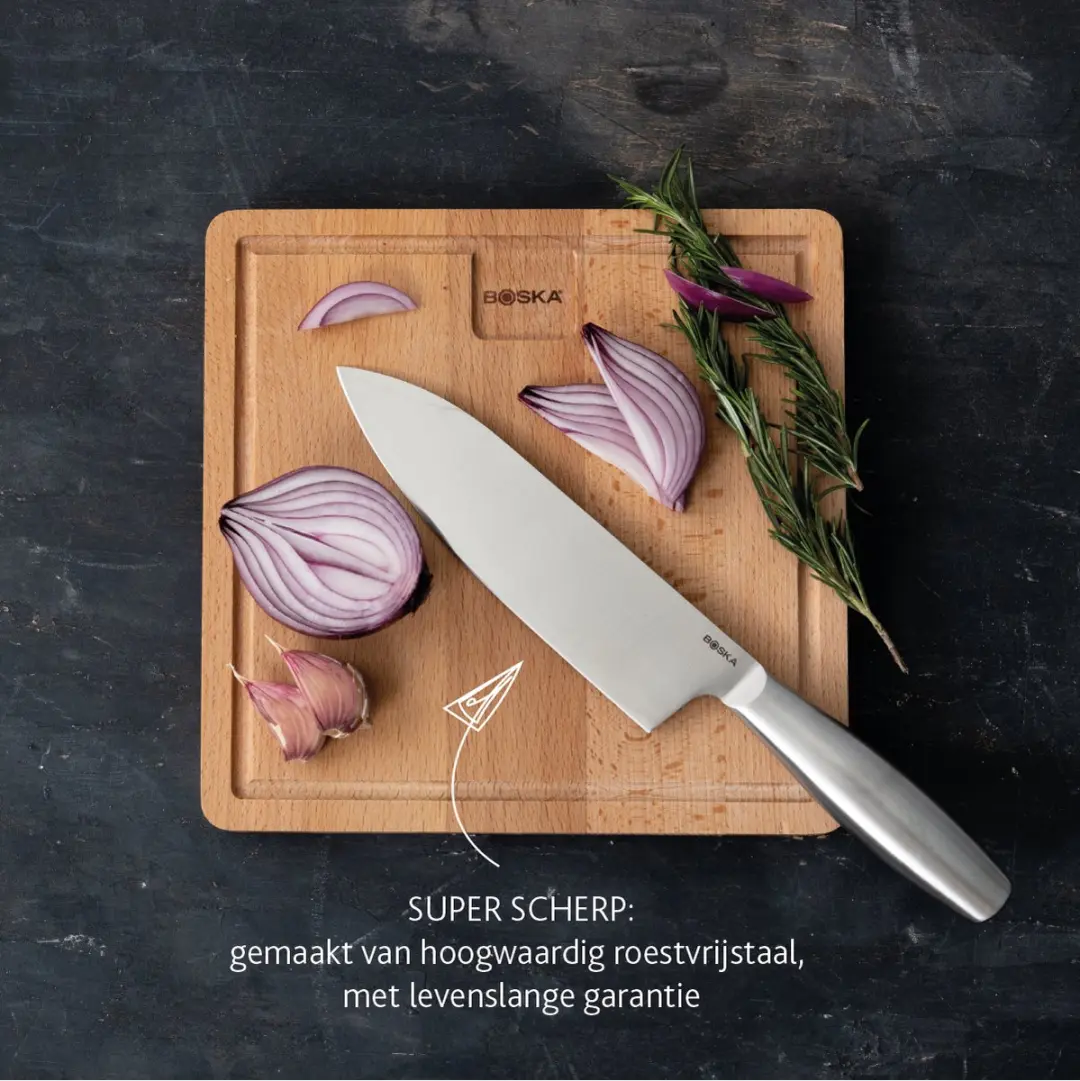 Boska Koksmes Copenhagen 18cm - RVS - Zilver