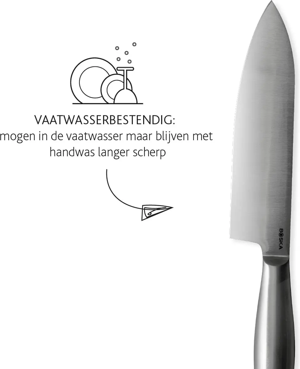 Boska Koksmes Copenhagen 18cm - RVS - Zilver