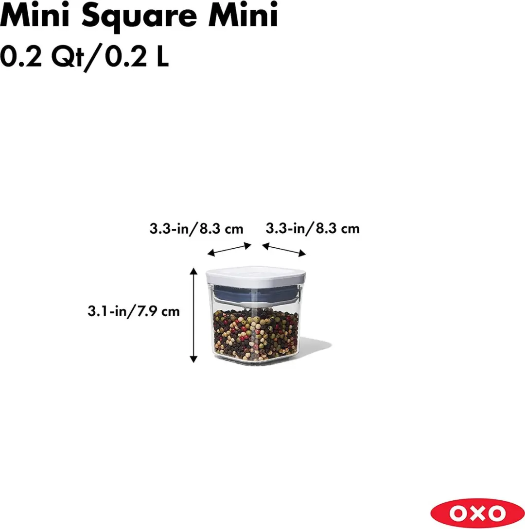 OXO POP Voorraadbus 2.0 Mini - Set van 4