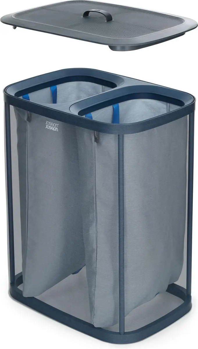 Joseph Joseph Tota Wasmand JJ-1450004 - 90L - 2 Compartimenten - Zwart