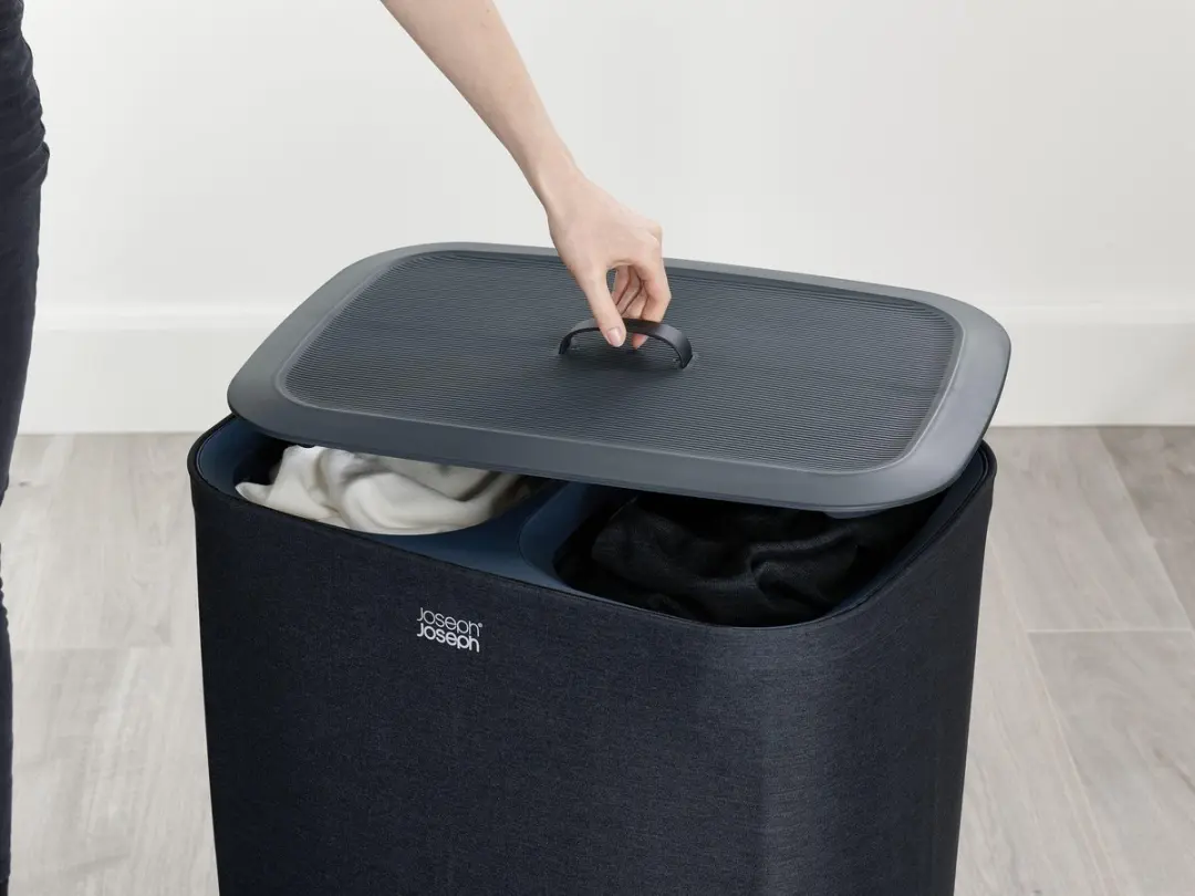 Joseph Joseph Tota Wasmand JJ-1450004 - 90L - 2 Compartimenten - Zwart