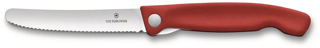 Victorinox Swiss Classic Inklapbaar Tomatenmes 11cm - Kartel - Rood