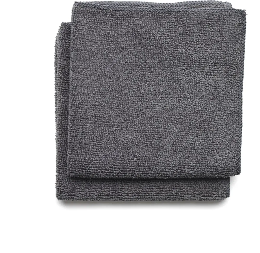 Brabantia SinkSide Microvezel Schoonmaakdoekjes 30x30cm - 2 Stuks - Dark Grey