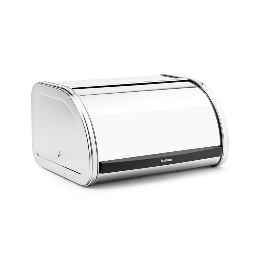 Brabantia Broodtrommel Medium Schuifdeksel 11L - Brilliant Steel