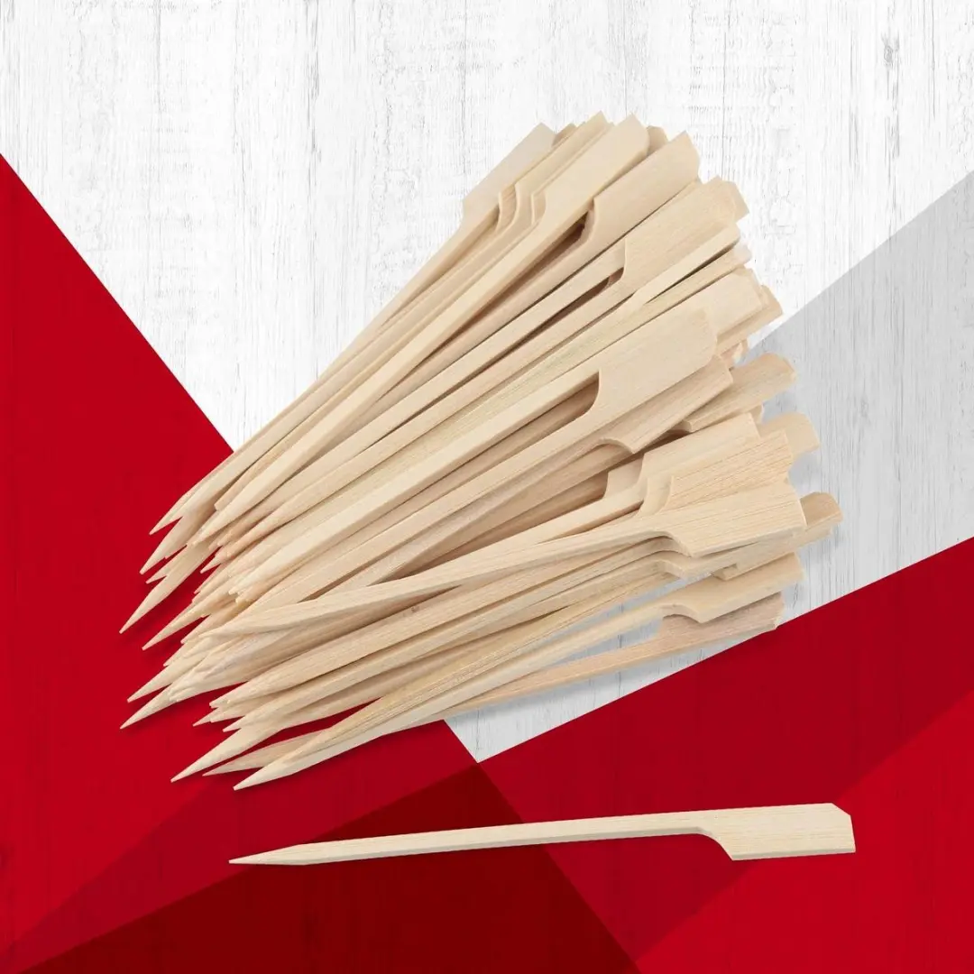 Fackelmann Basic Houten Prikkers 9cm - 100 Stuks