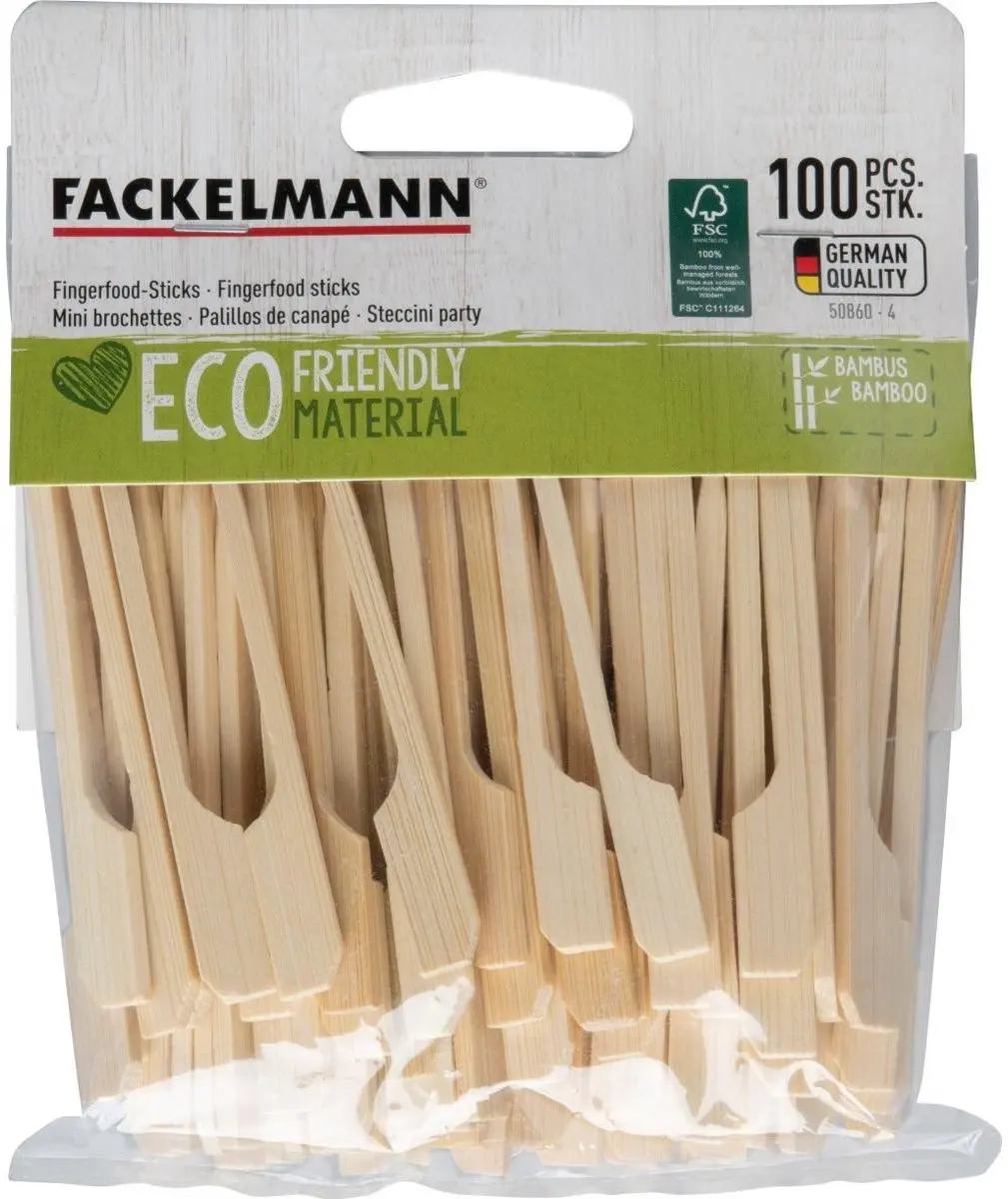 Fackelmann Basic Houten Prikkers 9cm - 100 Stuks - afbeelding 6 van 6