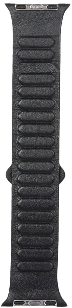 Audi Apple Watch Band 40mm - Zwart - Echt Leer