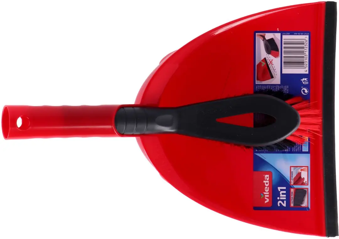 Vileda Stoffer & Blik 2in1 141742 - Rood/Wit - afbeelding 6 van 6