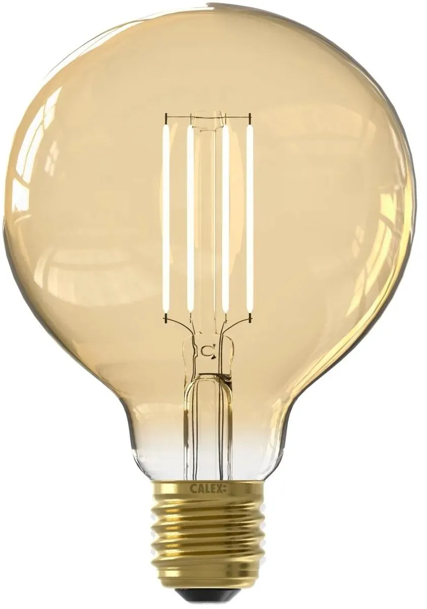 Calex Smart Bulb Globe Goud E27 - 7W Warm Wit - afbeelding 6 van 6