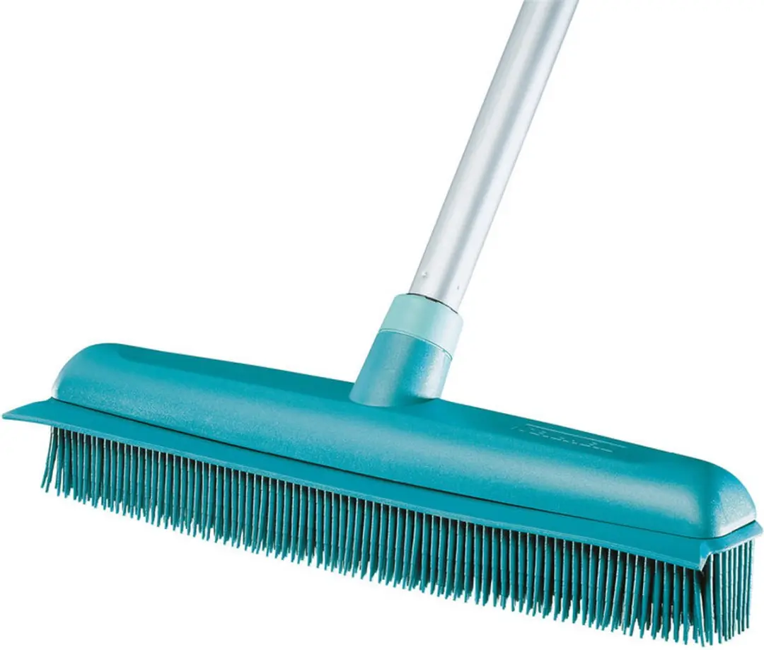Leifheit Classic Suprabezem 56415 - Telescoop 80-140cm - 35cm Grijs/Turquoise - afbeelding 6 van 6