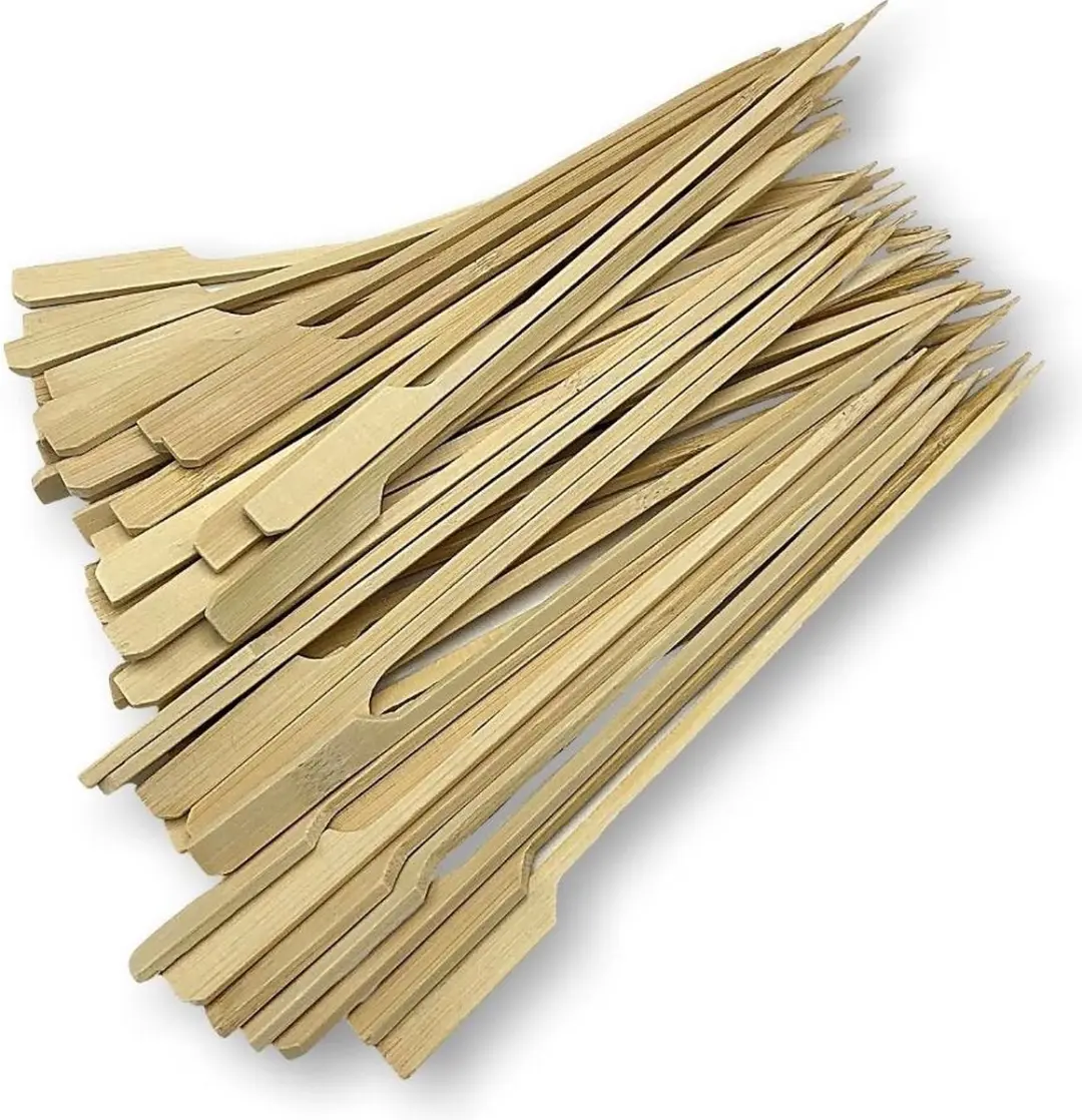 Excellent Houseware Satéprikkers 50 Stuks - 20cm Beige