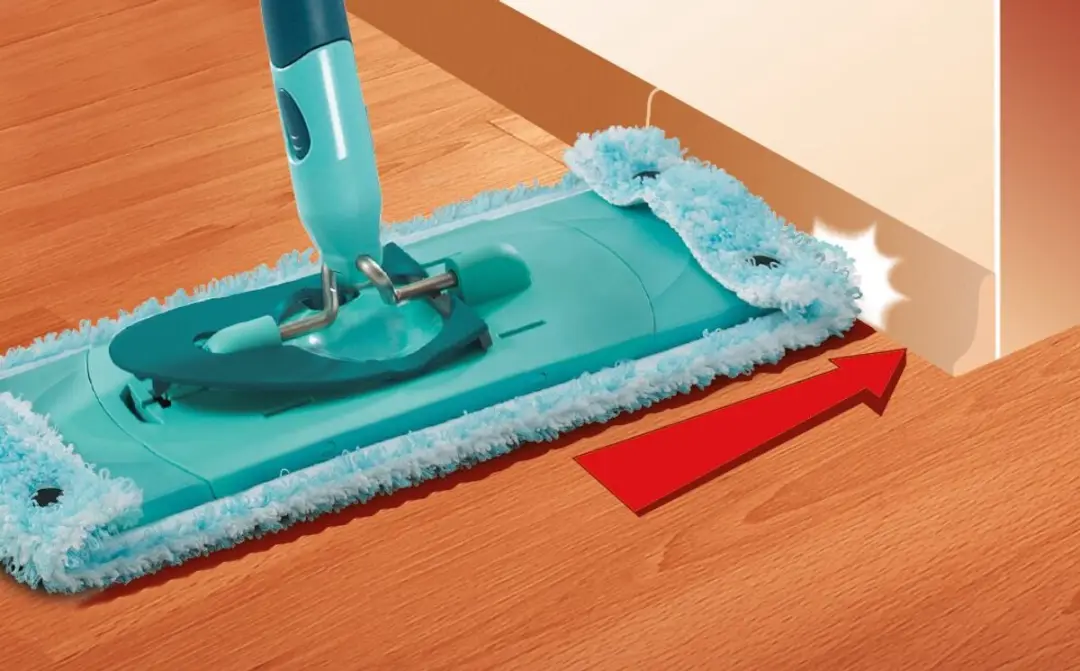 Leifheit Clean Twist XL Vloerwisserdoek 42cm - 2 Stuks - Super Soft - Wit/Turkoois