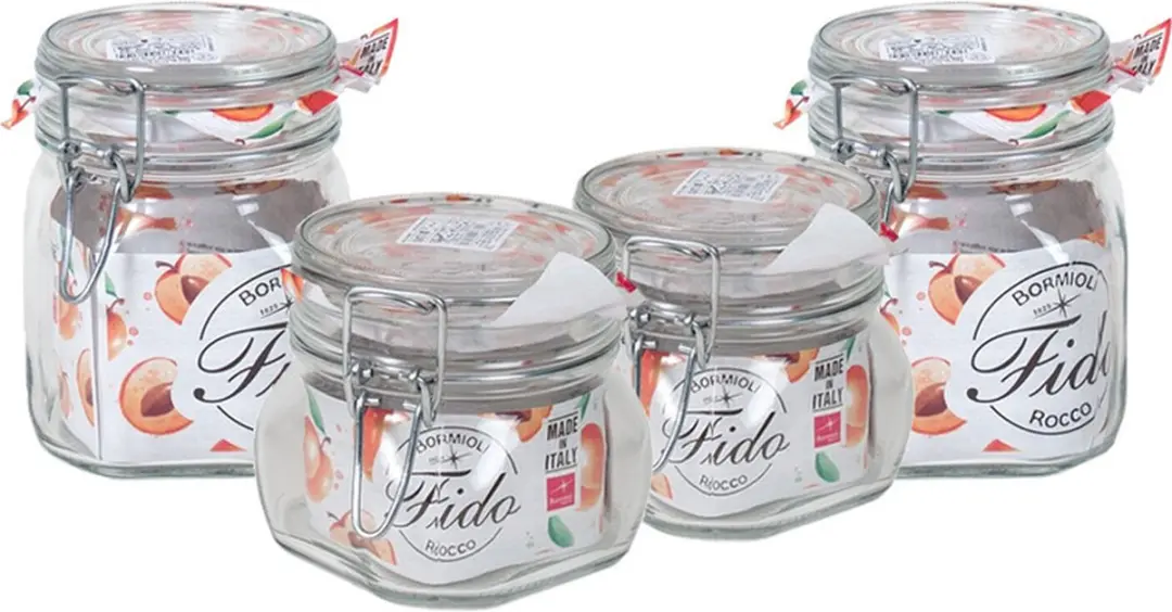 Bormioli Rocco Weckpotten Set 4 Stuks