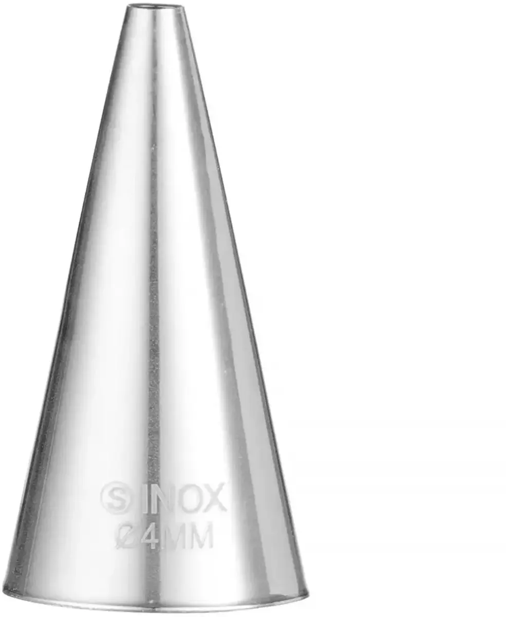 HENDI Ronde Spuitmondjes Set 7-delig - Zilver
