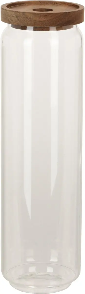 Excellent Houseware Voorraadpot Set 4x - 1500ml - Glas - Transparant