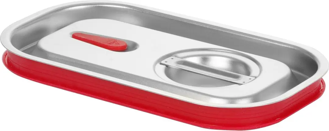 HENDI Deksel GN 325x176mm - Siliconenrand - Zilver