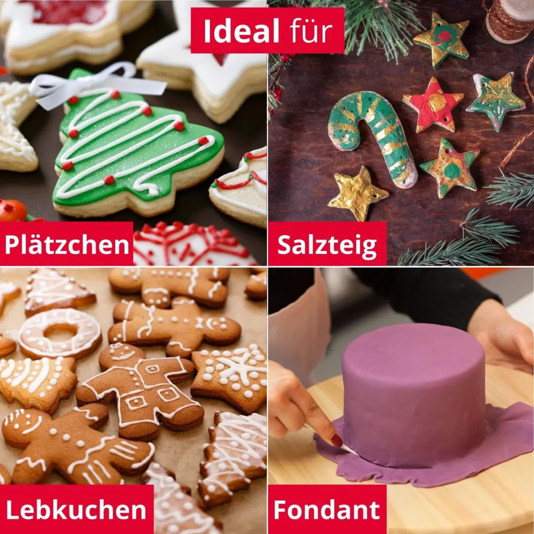 Westmark Peperkoek Koekjesvormpjes - 4 Stuks - Zilver