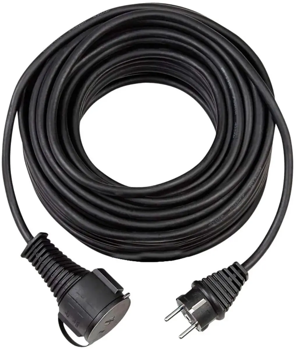 Brennenstuhl Verlengsnoer 5m - 3500W - IP44 - Zwart