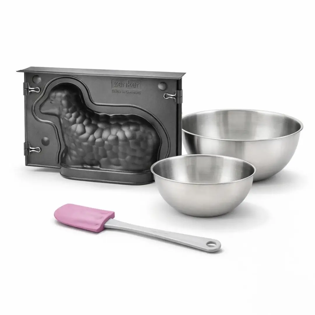 Zenker 3D Paaslamvorm 700ml - met 2 mengkommen & spatel