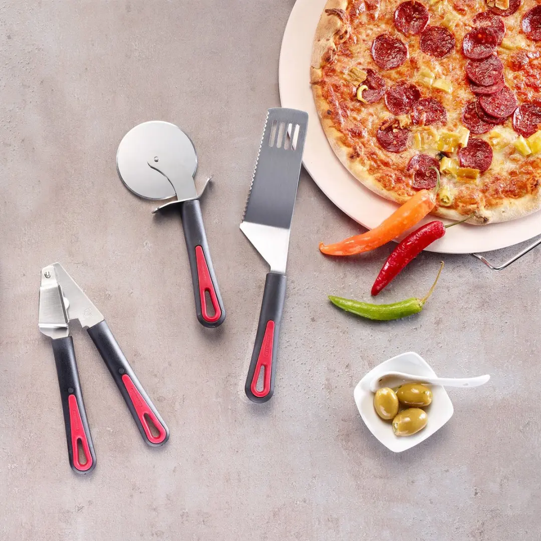 Westmark Gallant Plus Knoflookpers 29392270 - Fijn/Grof - Zwart/Rood/Zilver