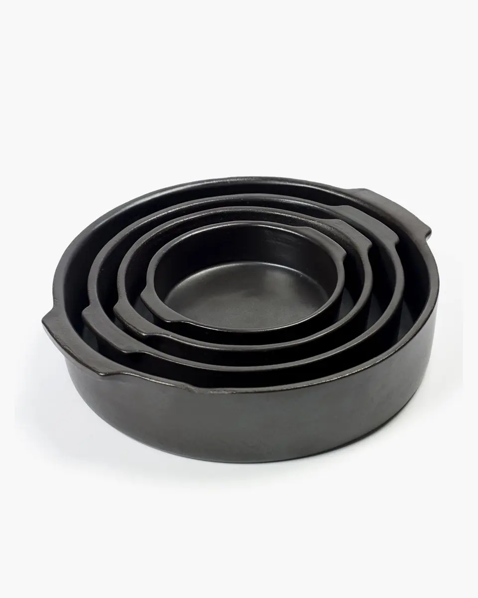 Serax Pascale Naessens Pure Oven-Serveerschaal L - 1.6L - Zwart