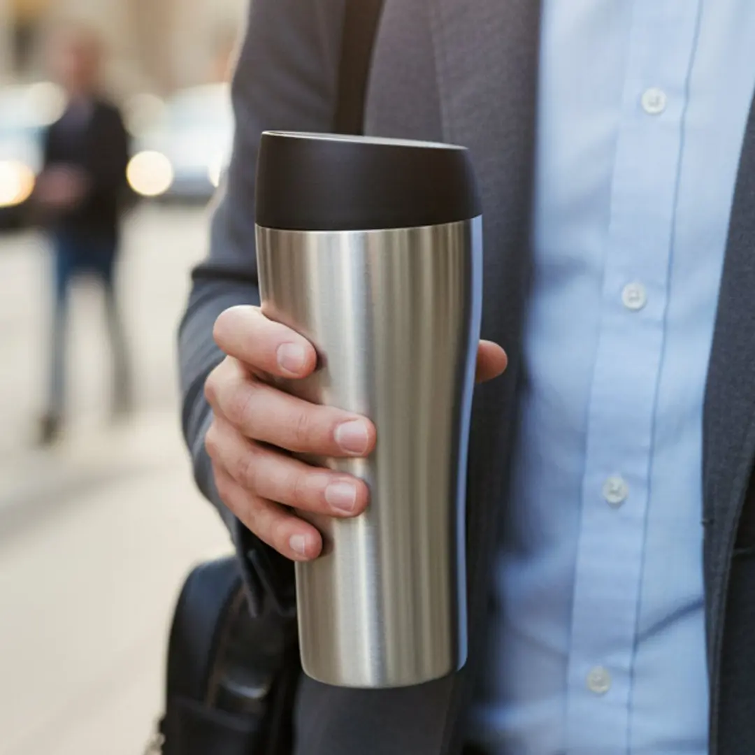 Cookinglife Travel Cup Thermosbeker 350ml - Zilver
