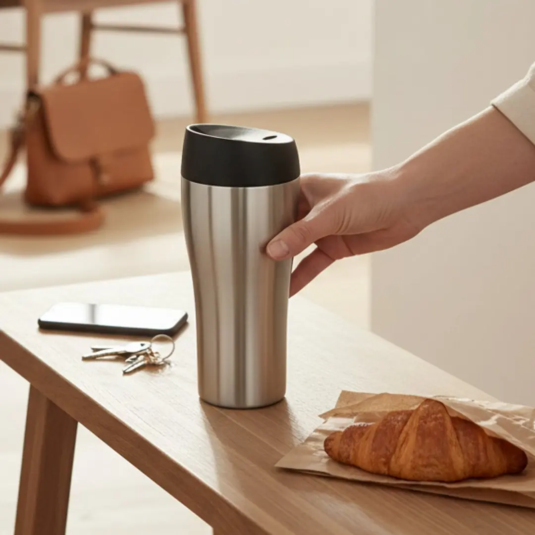 Cookinglife Travel Cup Thermosbeker 350ml - Zilver