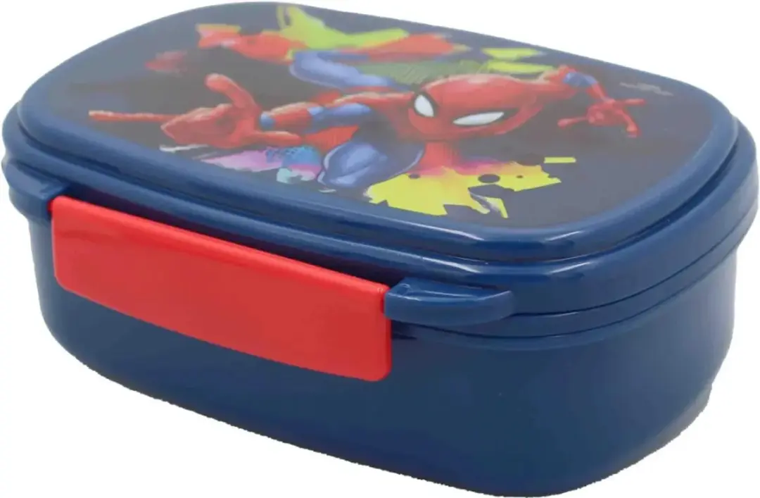 Spider-Man Splotch Trommel Blauw