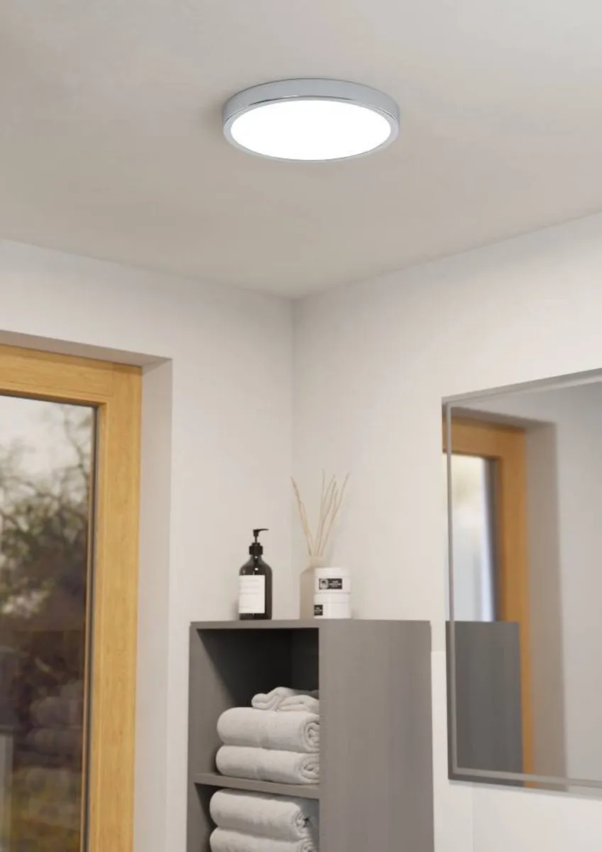 Eglo Fueva 5 Plafondlamp LED 28.5cm Chroom