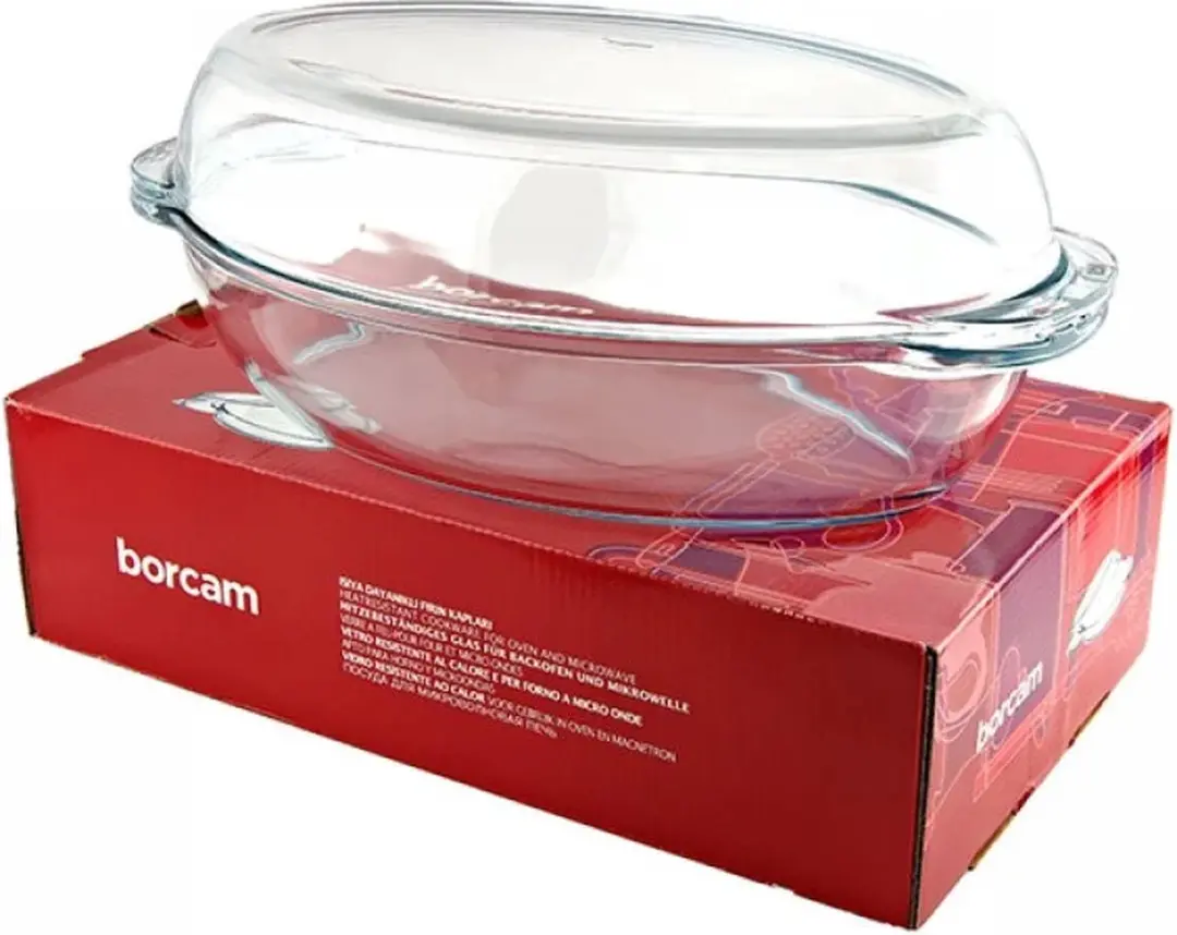 Pasabahce Ronde Ovenschaal Met Deksel 1900ml - Multi