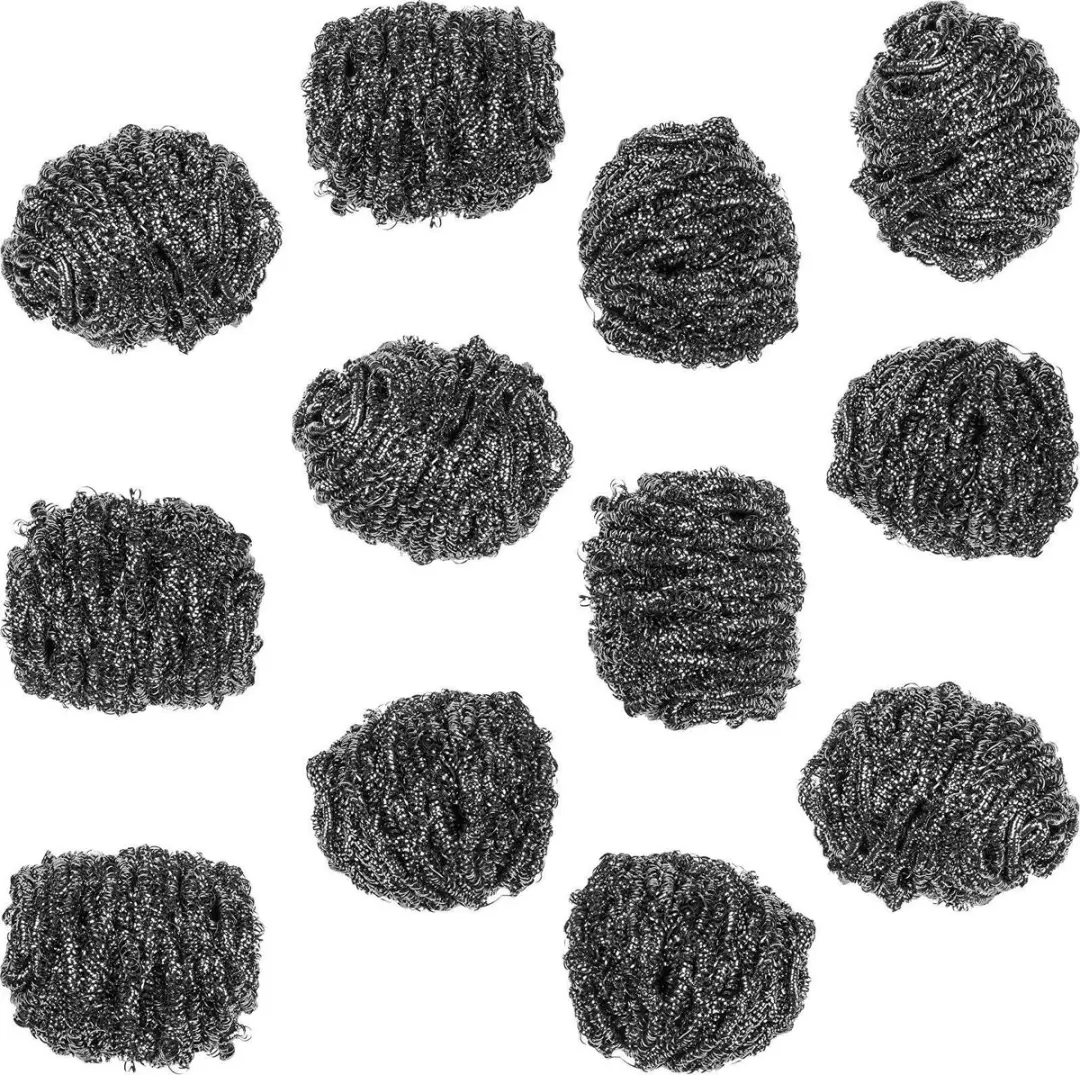 Browin RVS Draadbolletjes 12 Stuks - Filterkolom Distillatie