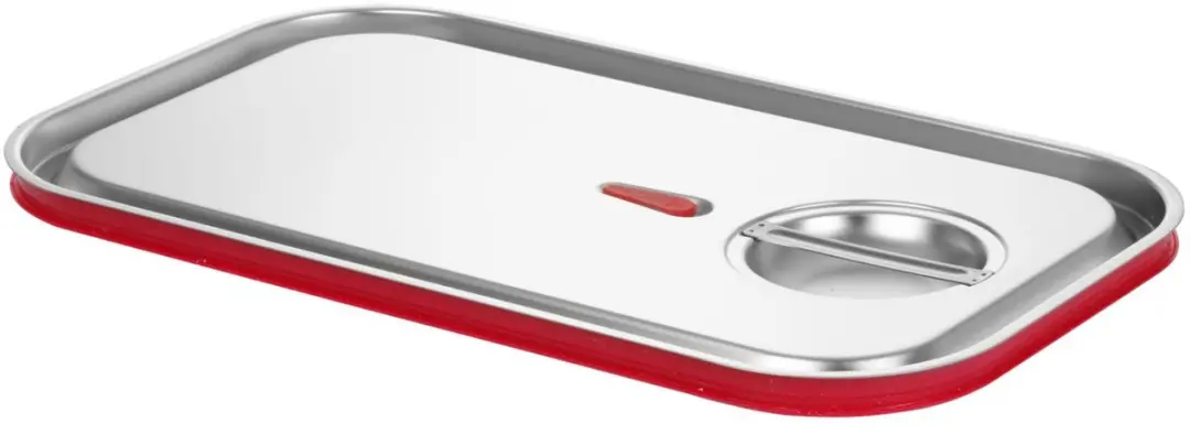 HENDI Deksel GN 530x325mm Siliconen - Zilver
