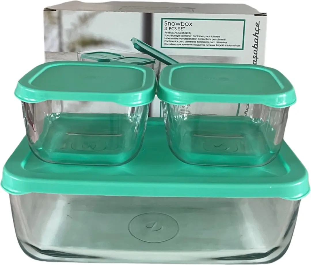 Pasabahce Groene Vershoudbakjes 1.2L