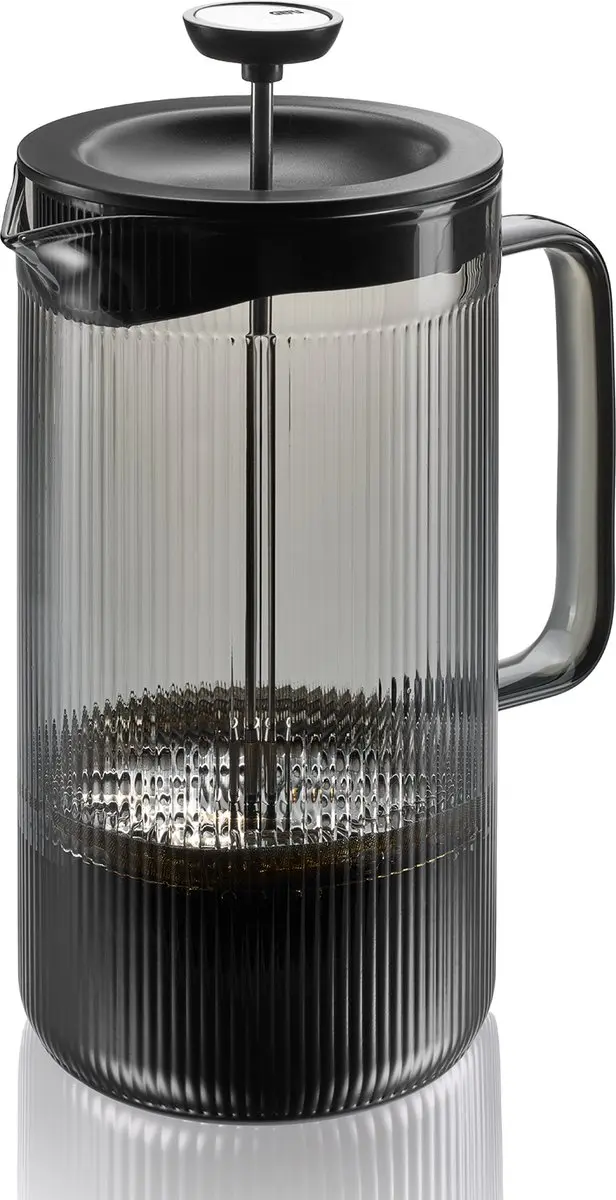 GEFU Cristiano French Press 1000ml - Smoke Grey