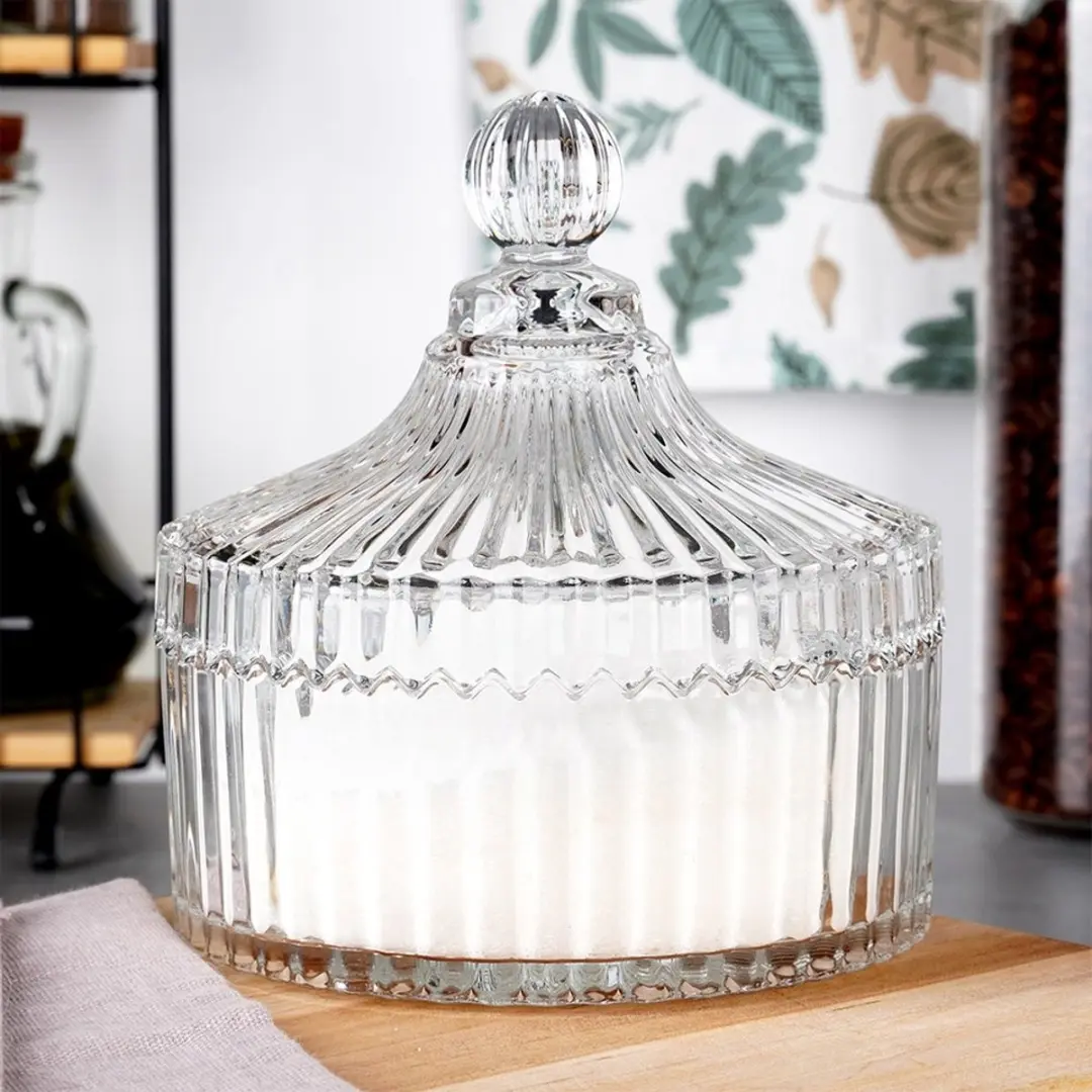 Alpina Glazen Pot met Deksel 500ml - Transparant