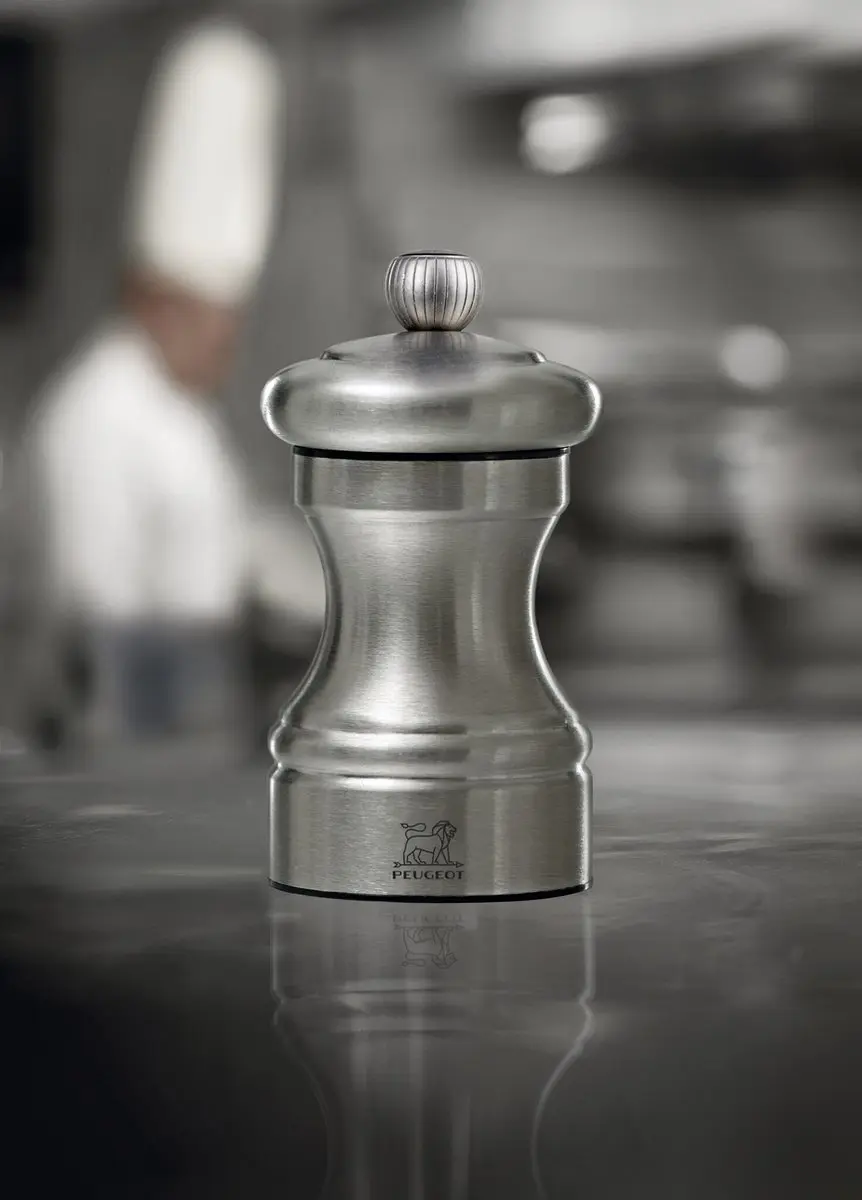 Peugeot Bistro Chef Pepermolen 10cm - Roestvrij Staal - afbeelding 6 van 6