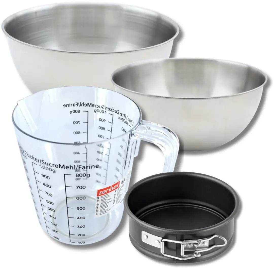 Zenker Bakkerset Mini Taartvorm 12cm - Zwart