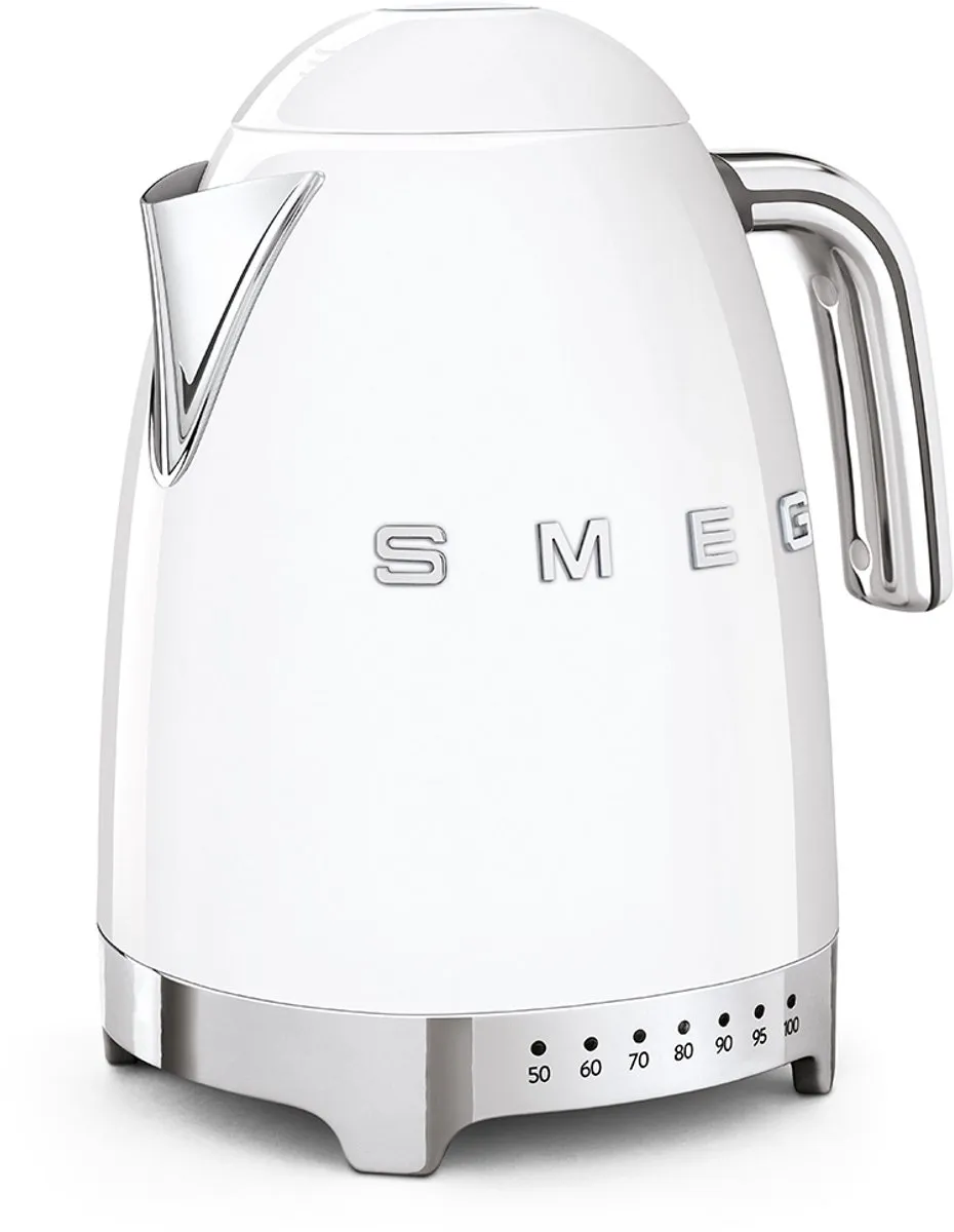 SMEG KLF04WHEU - Waterkoker - Wit - 1,7L - 7 Temperaturen