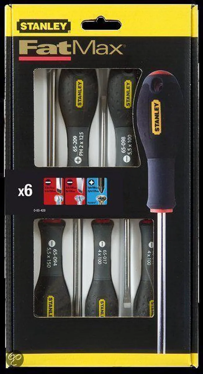 Stanley FatMax 5-delige Schroevendraaierset - 5 Stuks