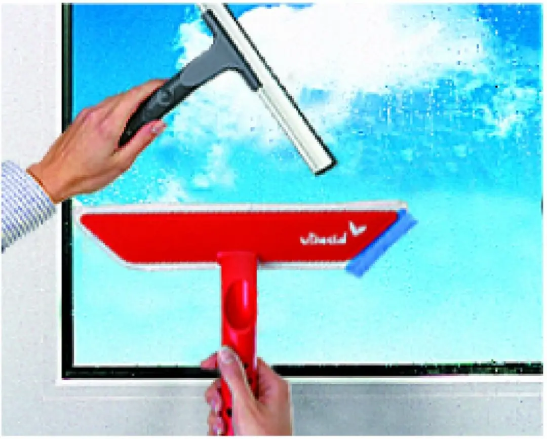 Vileda Vensterwisser 2in1 123385 - Rood/Wit - afbeelding 6 van 6
